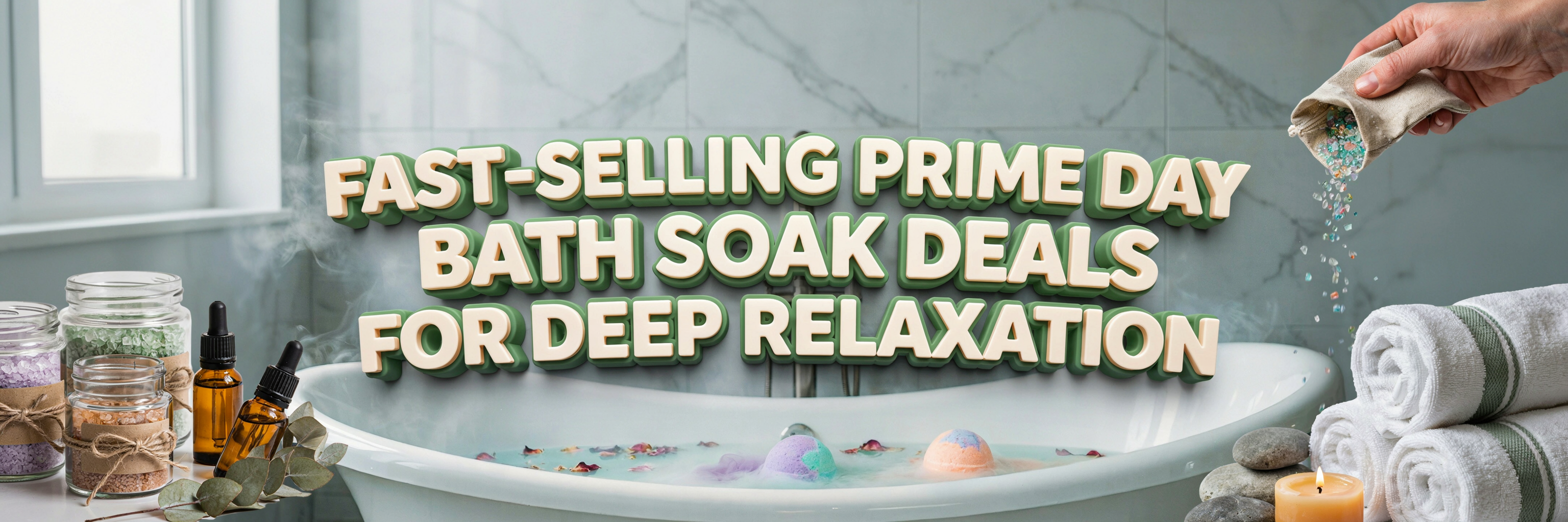 Grab These Fast-Selling Prime Day Bath Soak Deals Before They Are Gone