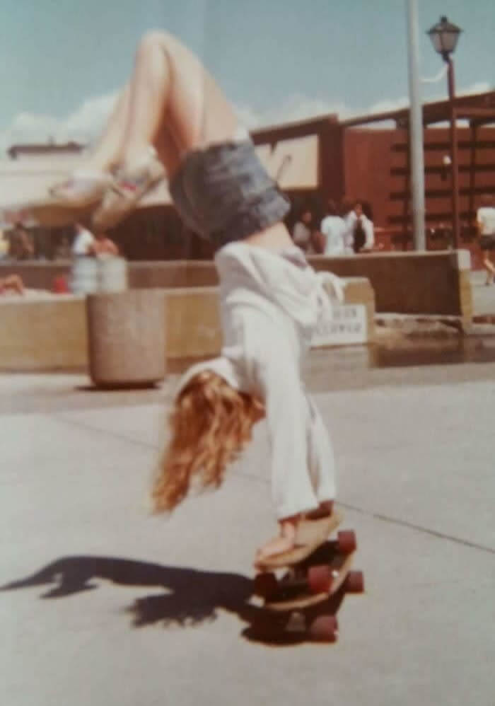 Doing A Handstand On Two Skateboards