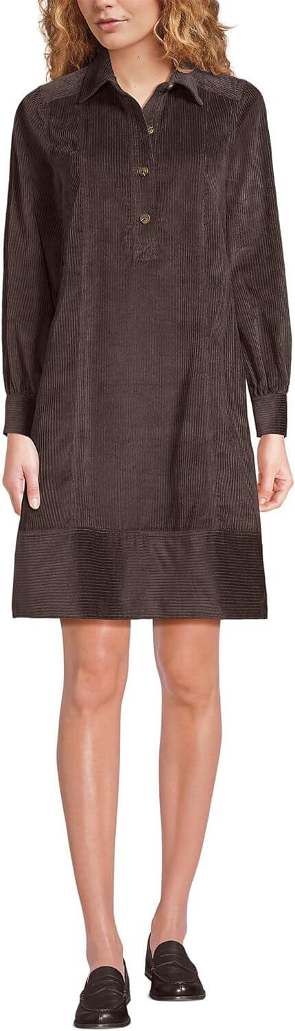 Lands' End Cord Dress - Stylish Comfort for Every Occasion - Enjoy 25% Off!
