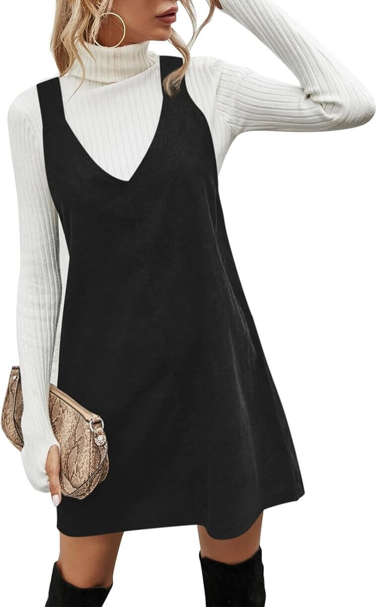 Koinshha Corduroy Dress: Cute, Comfy & Stylish Pinafore - 29% Off!