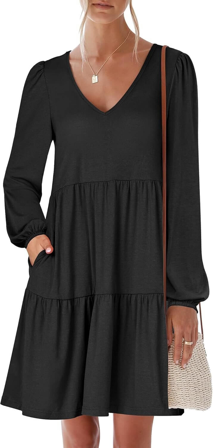 ANRABESS Long Sleeve Dress - Perfect for Fall & Travel Adventures! - 39% Off!