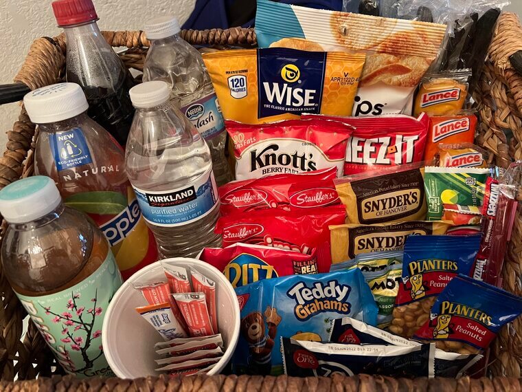 ​Bring Your Own Snacks and Water