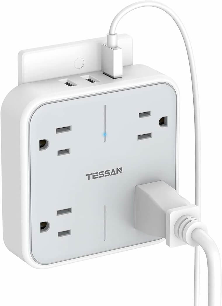 Elevate Your Charging Game with TESSAN Plug Extender Now 6% Off!