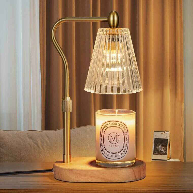 Elegant Candle Warmer Lamp with Timer and Adjustable Height Don’t Miss the 27% Discount!