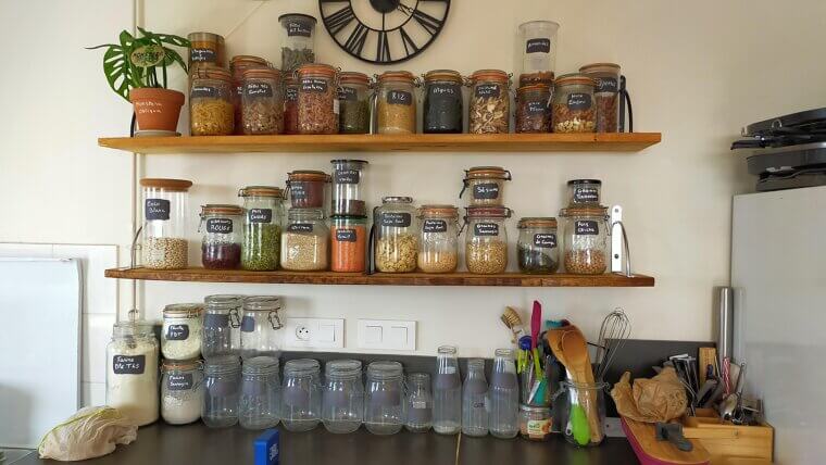 Mason Jar Storage