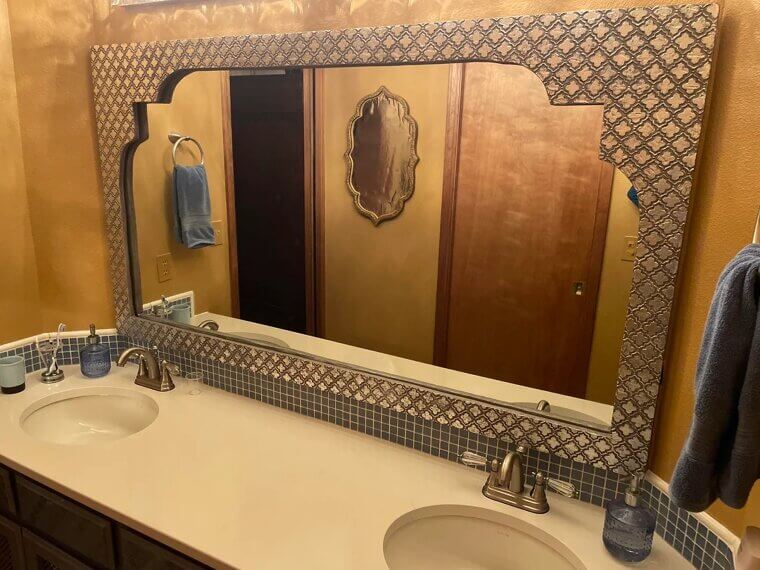 Mirror Frame Makeover