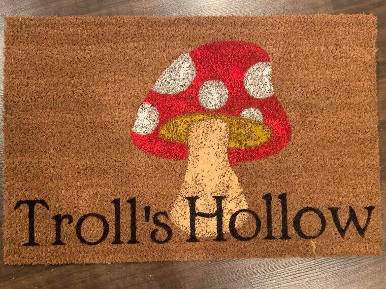 Painted Doormat Design