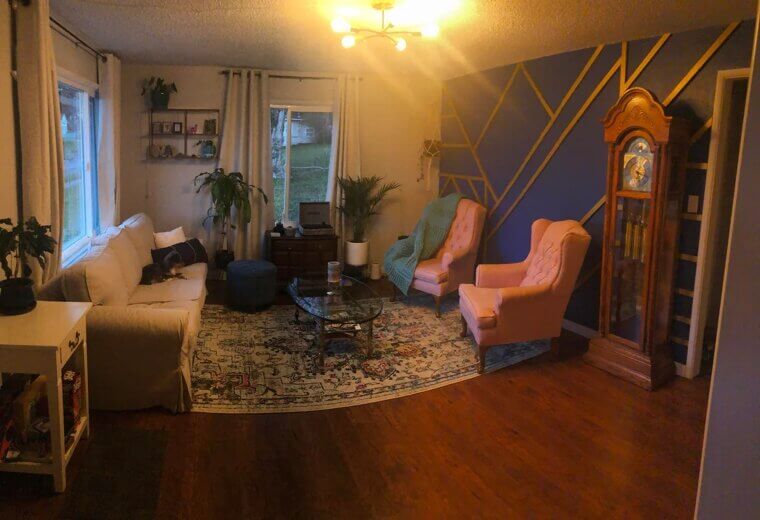 Hand-Painted Accent Wall