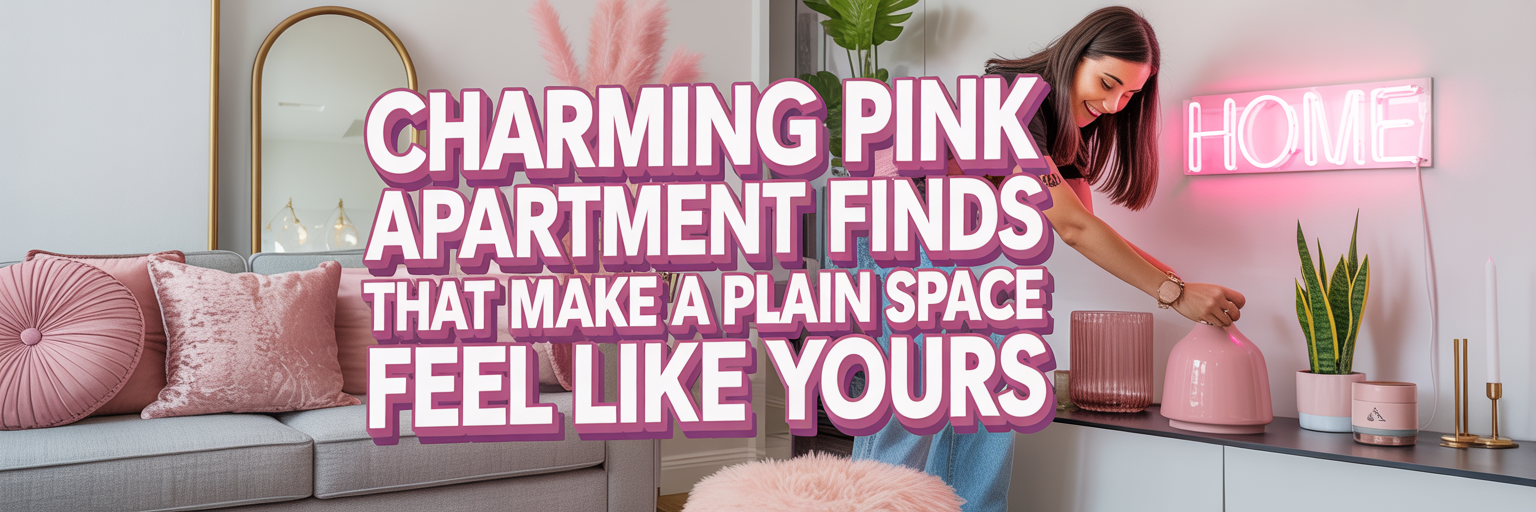Pink Apartment Finds That Make A Plain Space Feel Like Yours