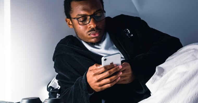 Staying Up Scrolling Late at Night