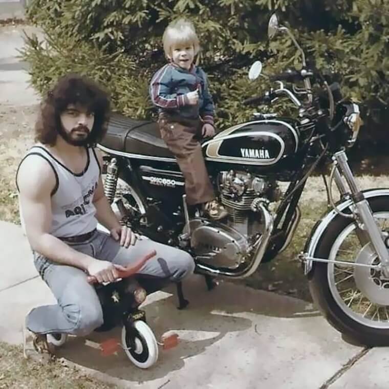 A Dad And Son Duo Trade Rides