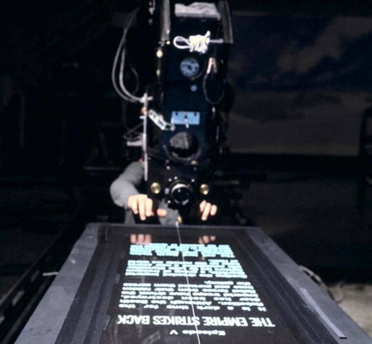 The Opening Of Star Wars Being Filmed