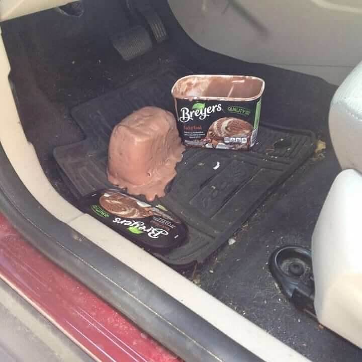 I Scream, You Scream, We All Scream For Spilled Ice Cream