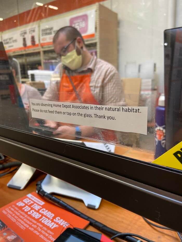 A Home Depot Employee Created The Funniest Sign
