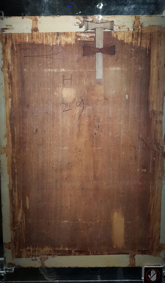 If You Ever Wondered What The Back Of Da Vinci's Mona Lisa Looks Like
