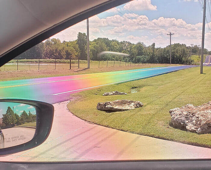 A Real Life Rainbow Road You Can Actually Walk On