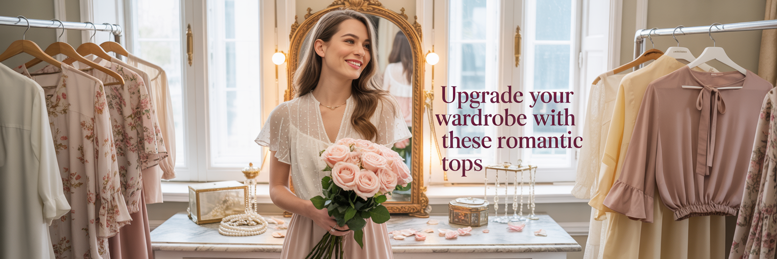 Upgrade Your Wardrobe With These Romantic Tops