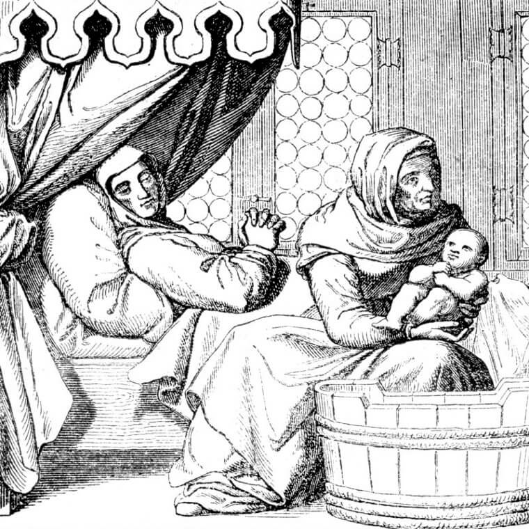 Relieving Labor Pains with Eagle's Dung and Rosewater
