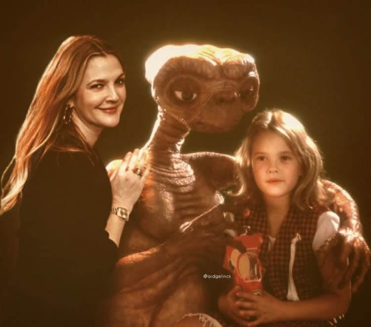 Drew Barrymore And Gertie