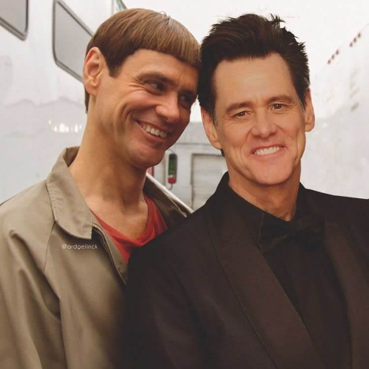Jim Carrey And Lloyd Christmas