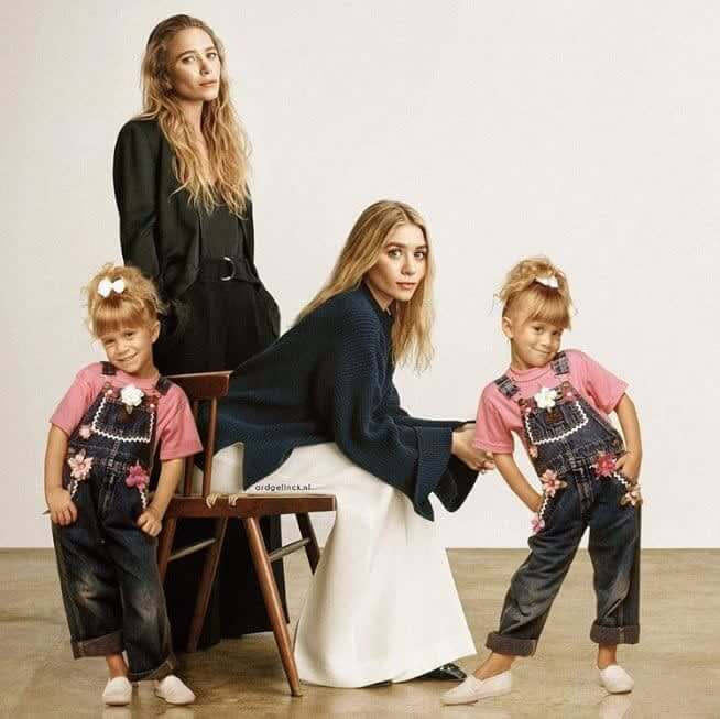 Mary Kate and Ashley Olsen And Michelle Tanner