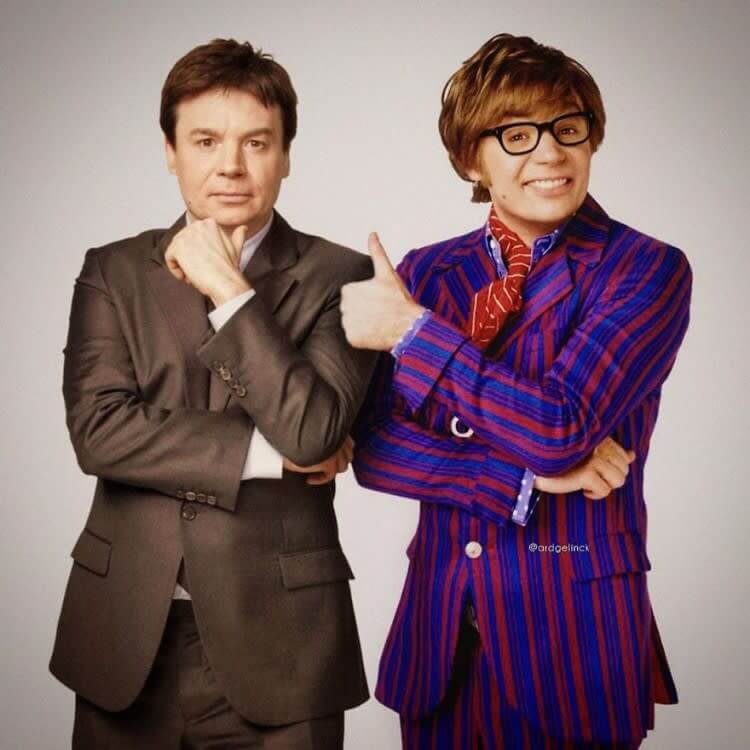Mike Myers And Austin Powers