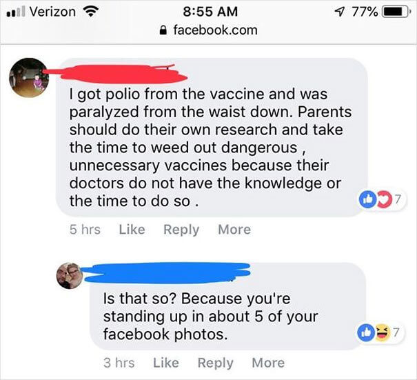 An Anti-Vaxxer With A Lie On Their Sleeve