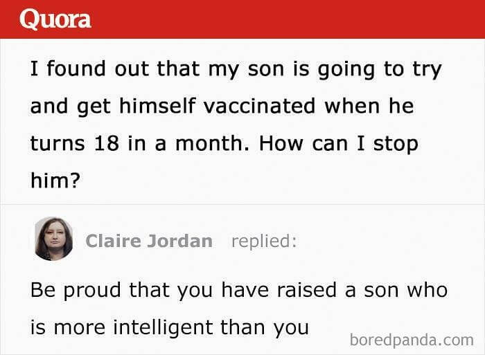 This Person Doing Their Best To Stop Their Son From Getting Vaccinated