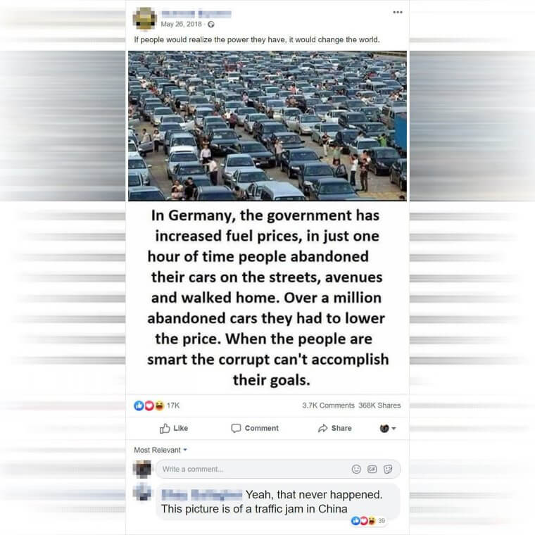 This Person Who Didn't Even Try Hard Enough At Spreading Lies