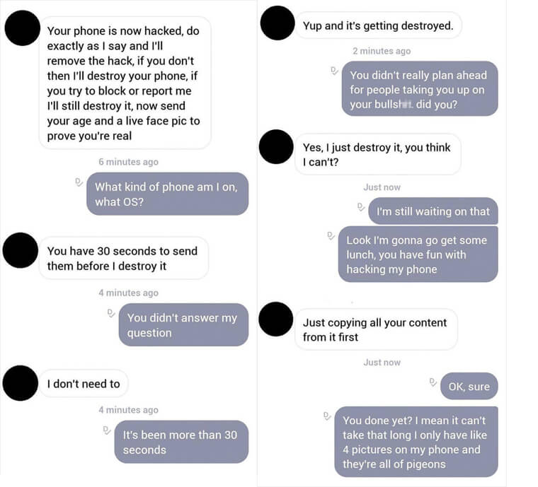 This Person Smacked A Scammer In The Face