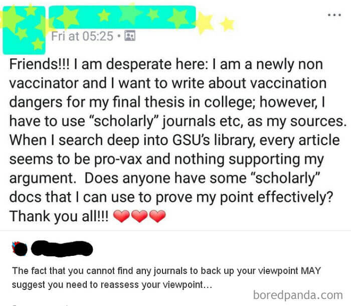 An Anti-Vaxxer Newbie Who Couldn't Find Anti-Vax Research
