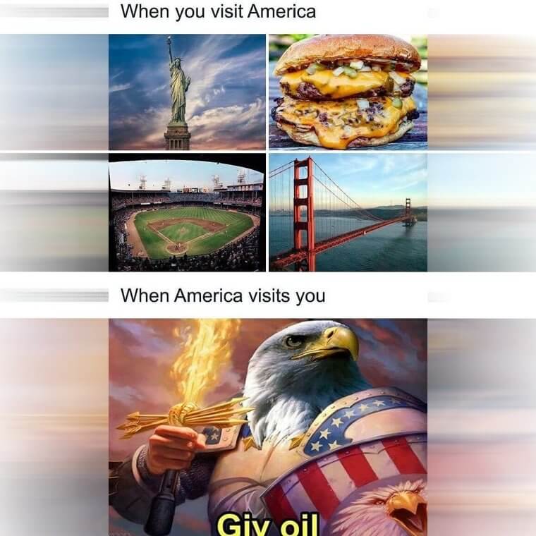 Oily Food Versus Oil-Filled Lands