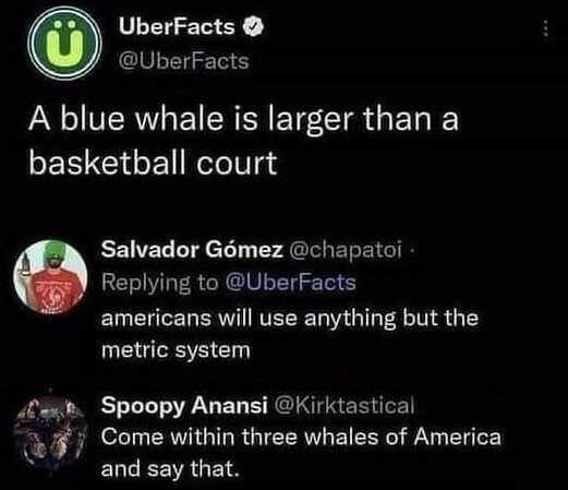 Avoiding the Metric System Like the Plague