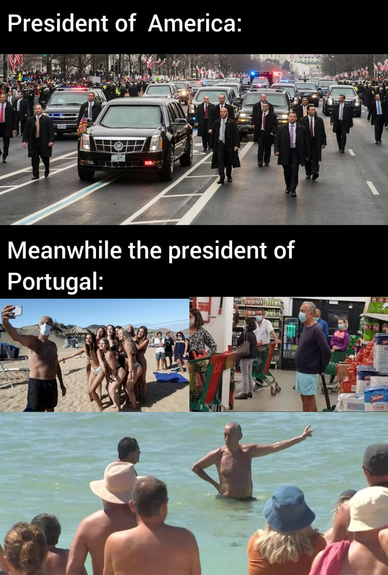 USA's President Versus Portugal's President
