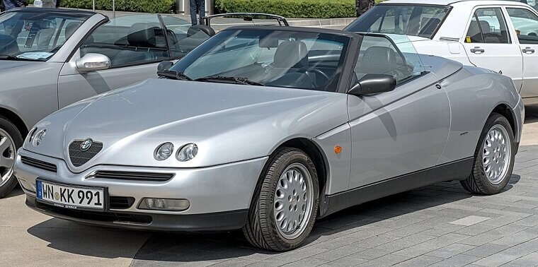 10. Alfa Romeo Spider – 14%