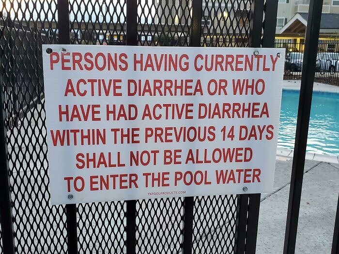 A Sign In Someone's Apartment Complex