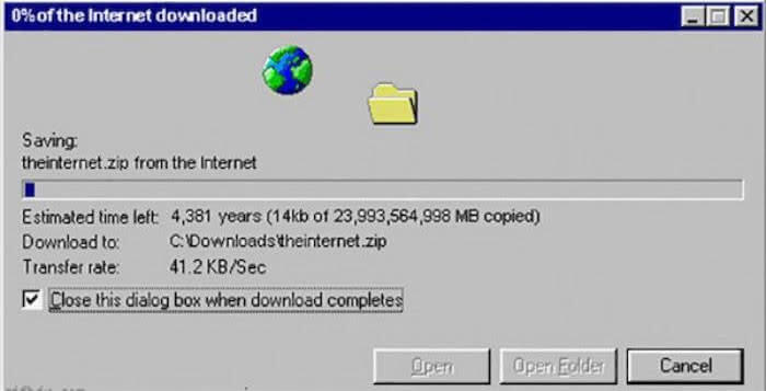 Le meilleur moment pour télécharger est pendant le sommeil