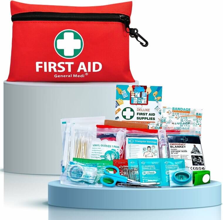 General Medi First Aid Kit - Essential for Spring Break Safety! - Don’t Miss the 16% Discount!