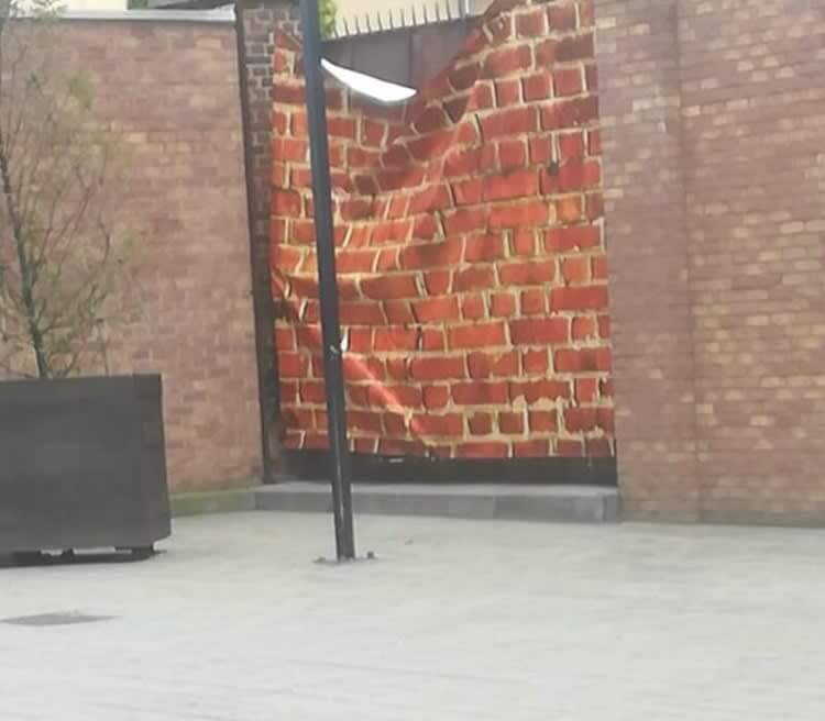 A Brick Wall Having an Off Day