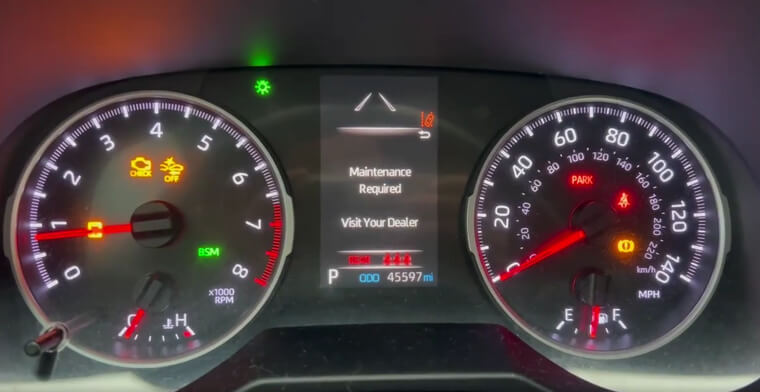 Warning Lights Glowing Like Christmas