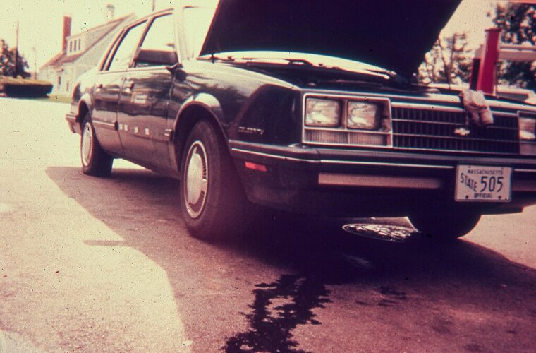 Oil Leaks Under the Engine or on the Driveway