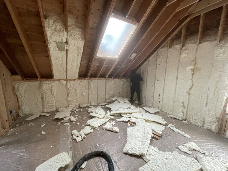 Insulating With Spray Foam