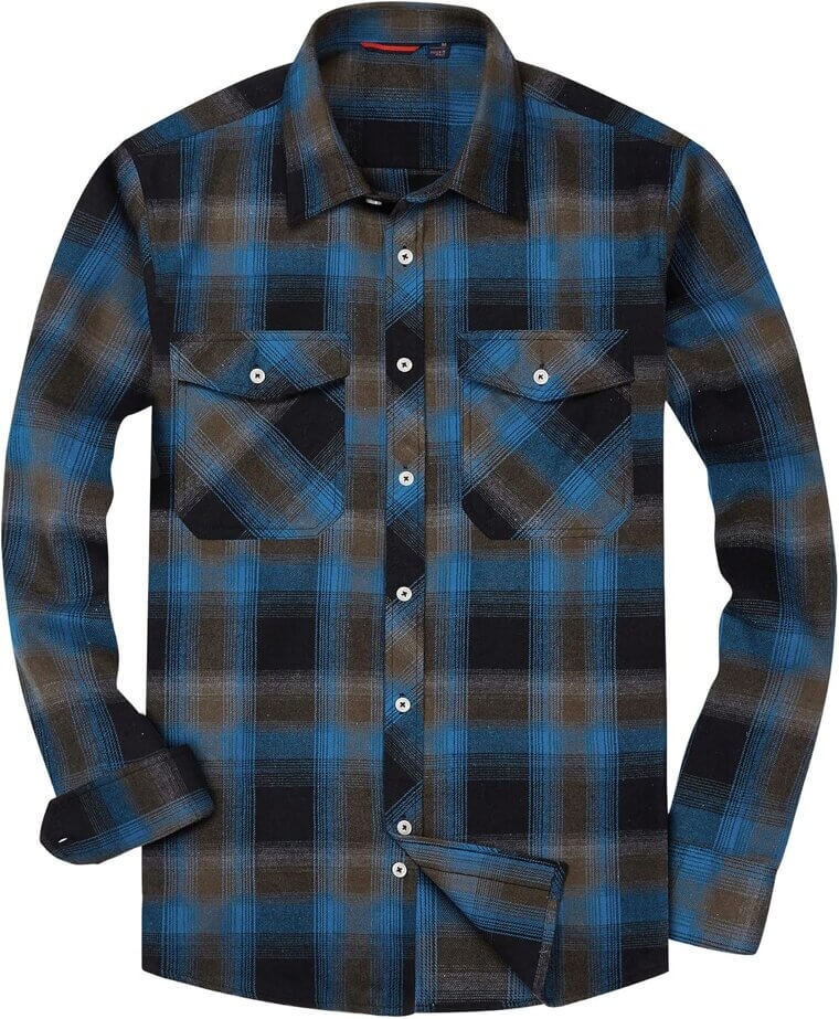 Alimens & Gentle Flannel Shirt - Cozy Style for Every Occasion 