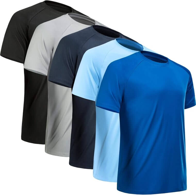 Men's Quick Dry Workout Shirt - Perfect for Gym & Outdoor Activities 