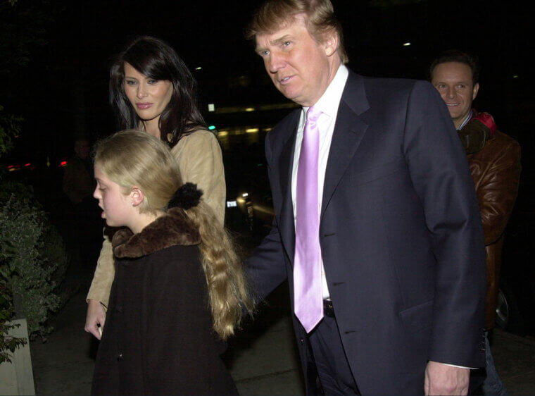 Ela conheceu Trump em uma festa da indústria da moda quando ele ainda era casado com Marla