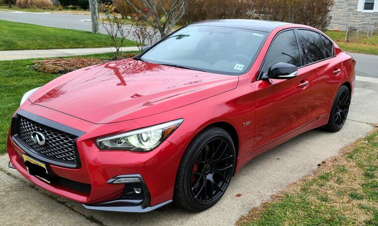 Infiniti Q50 Red Sport