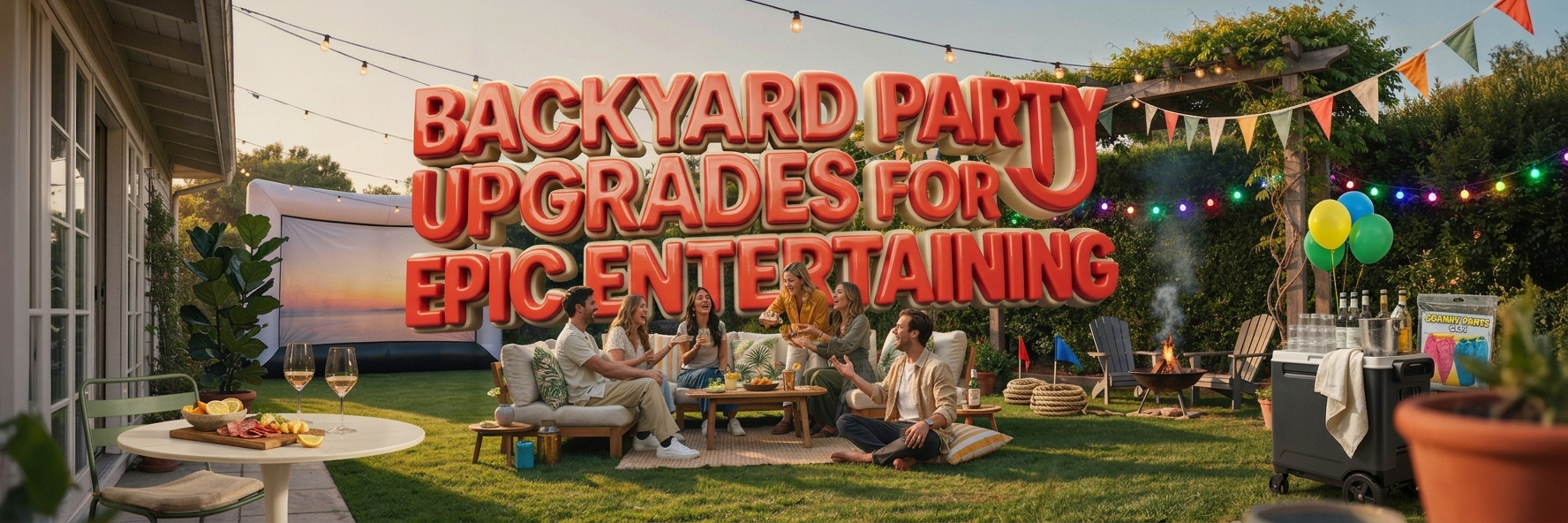 Turn Your Backyard Into an Unforgettable Adventure With These Essential Party Upgrades.