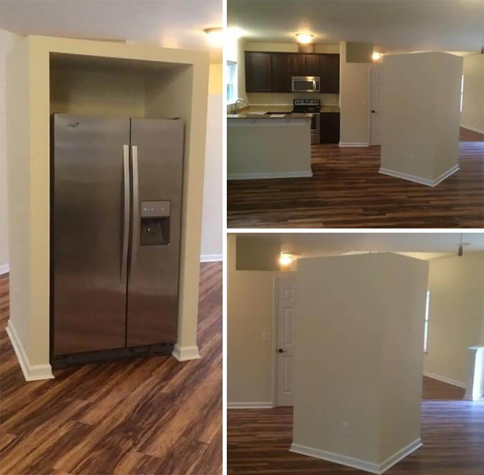 Um Refrigerador Selvagem Escapou Para o Meio Da Cozinha