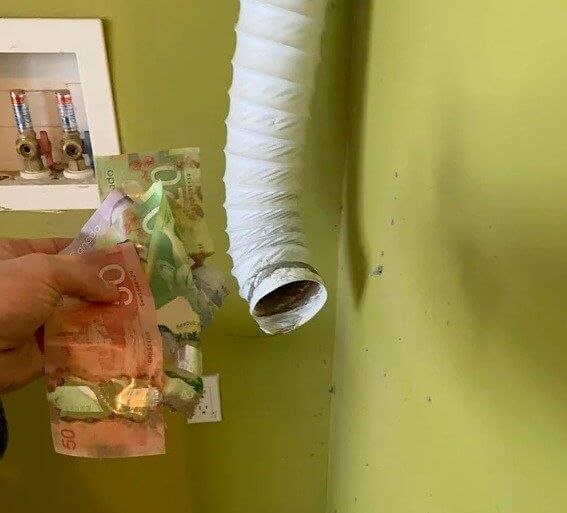 They Found $105 Hidden in the Vent
