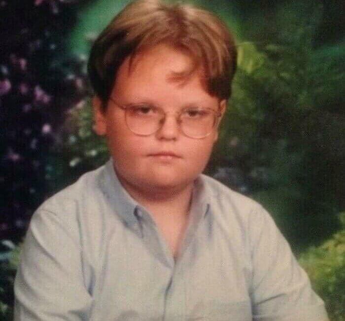 Dwight's Doppelganger as a Child